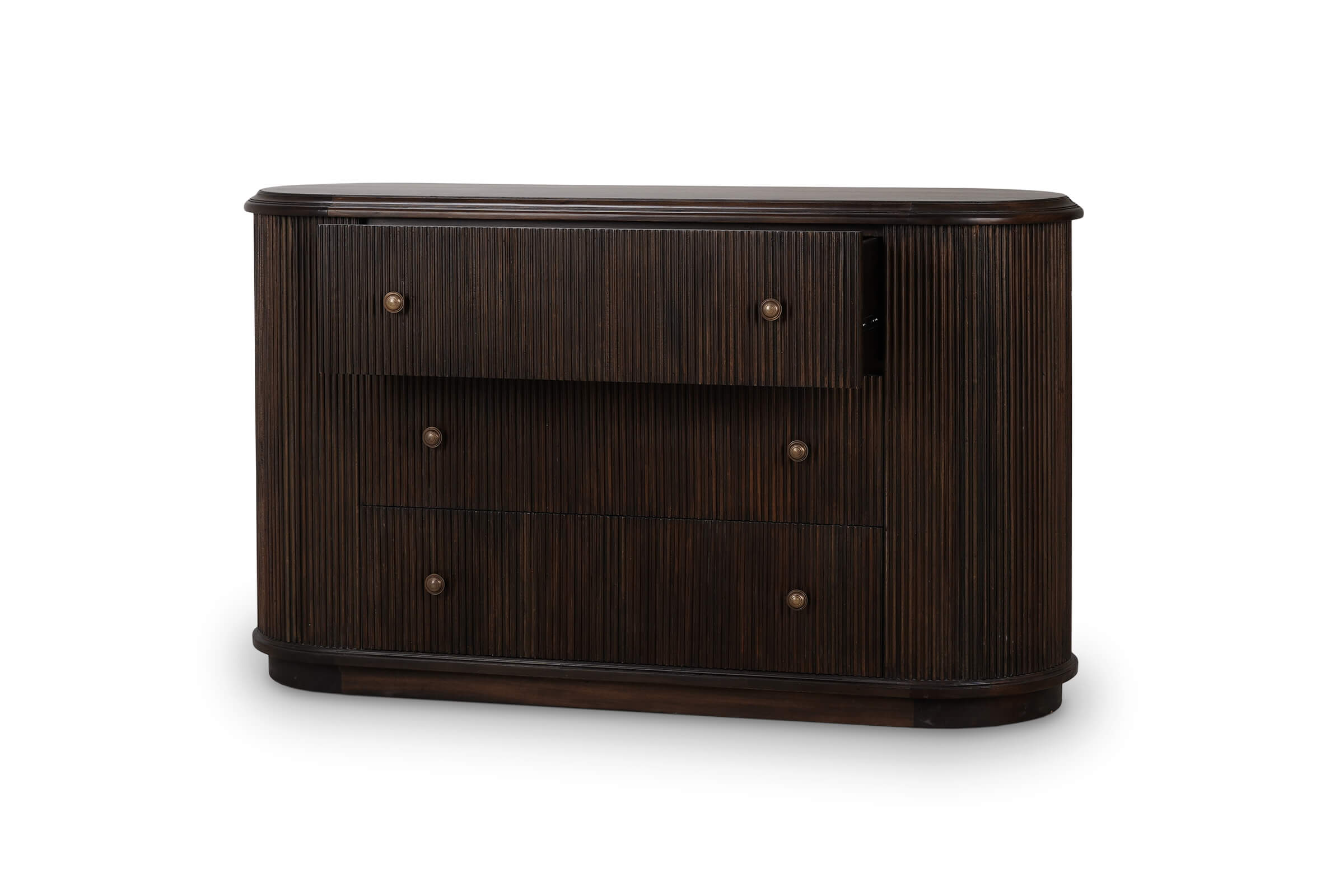 Kraton 3 Drawer Oval Dresser