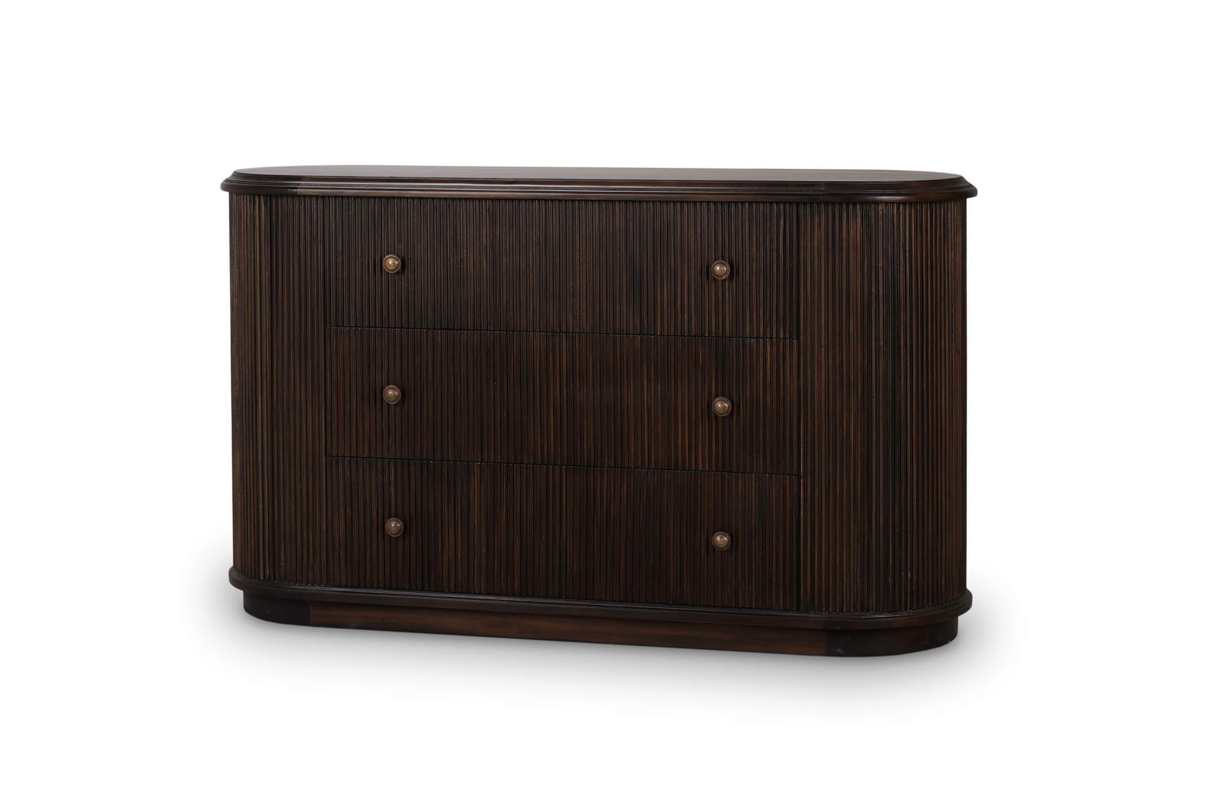 Kraton 3 Drawer Oval Dresser