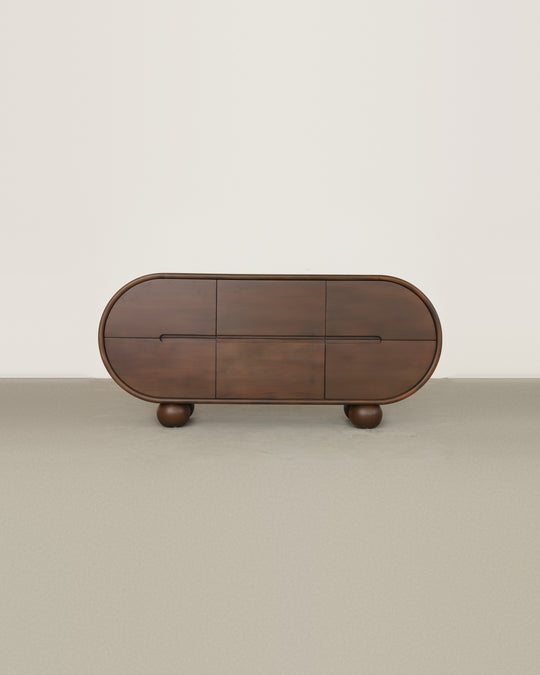 Boba Console in Walnut