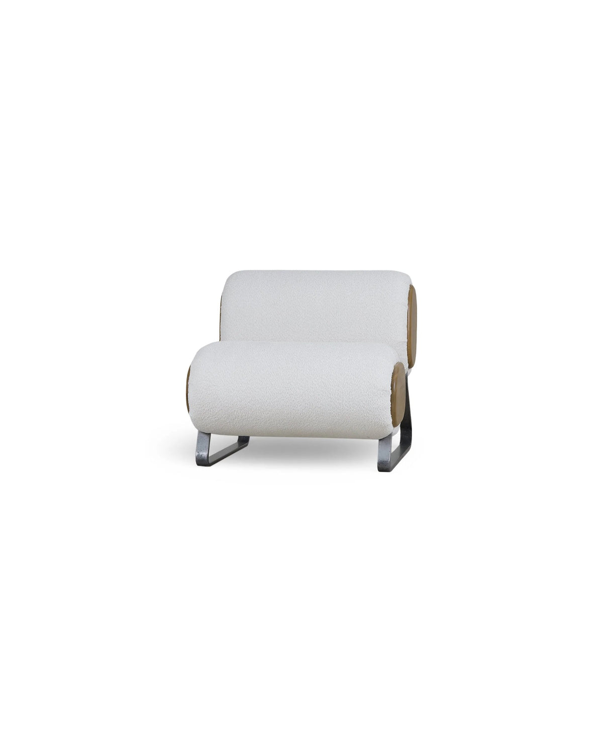 Ciel Chair, Winter Bouclé, front