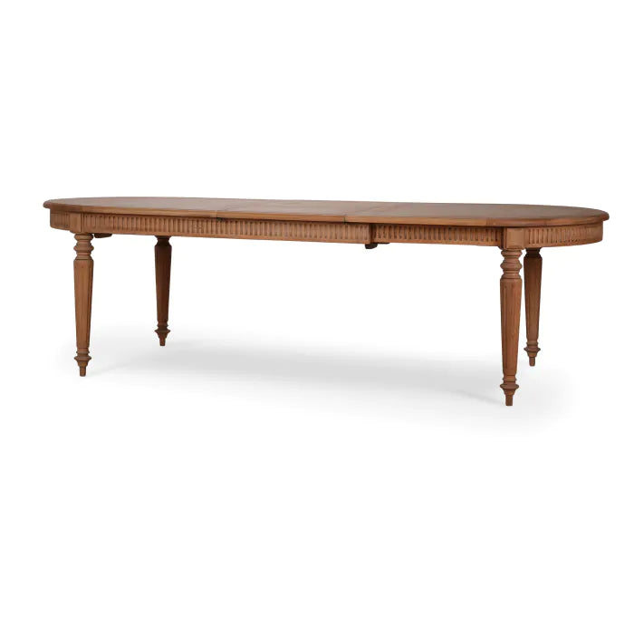 Kensington Oval Extension Dining Table 80" extends to 102"