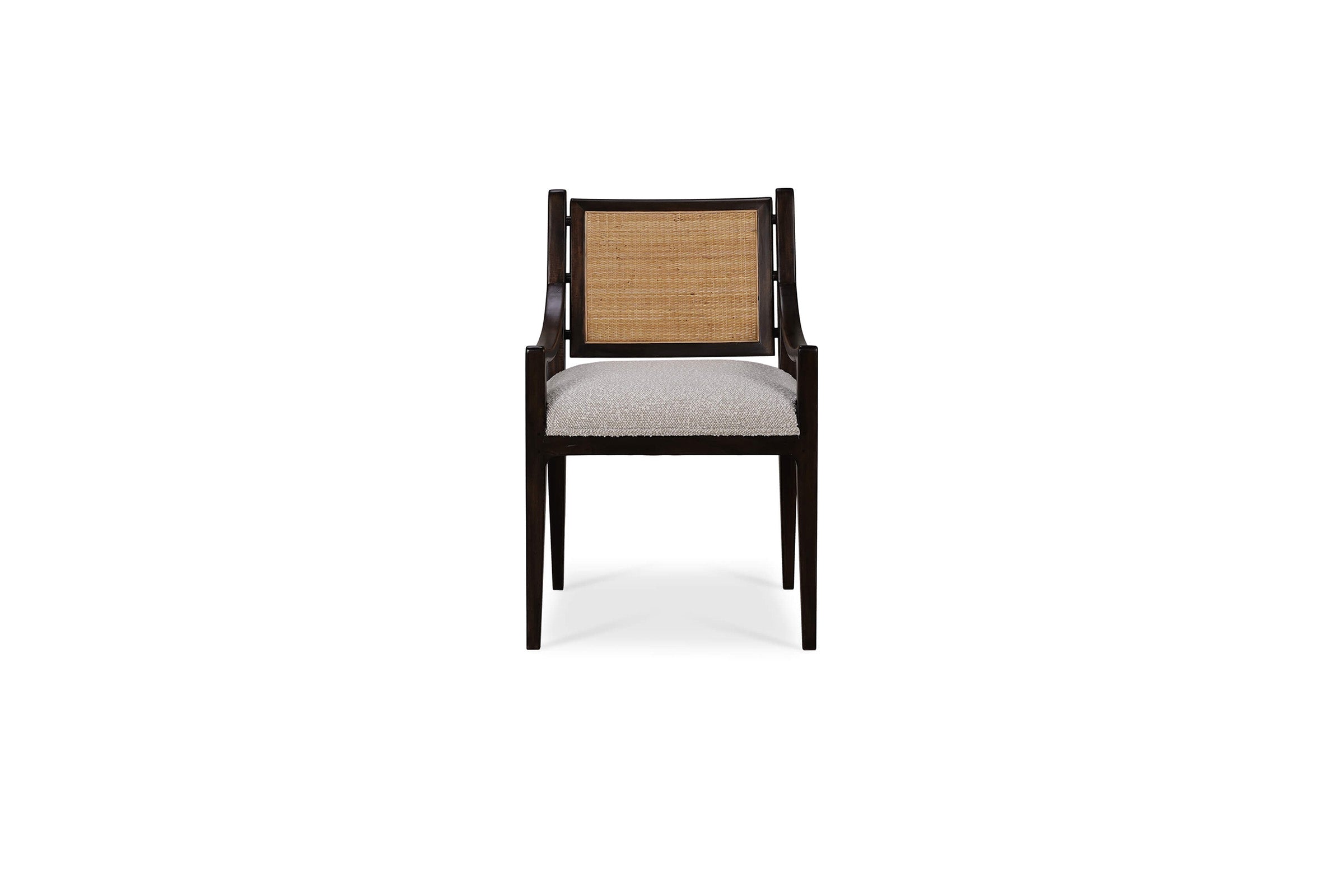 Milano Dining Chair w/ Rattan Back