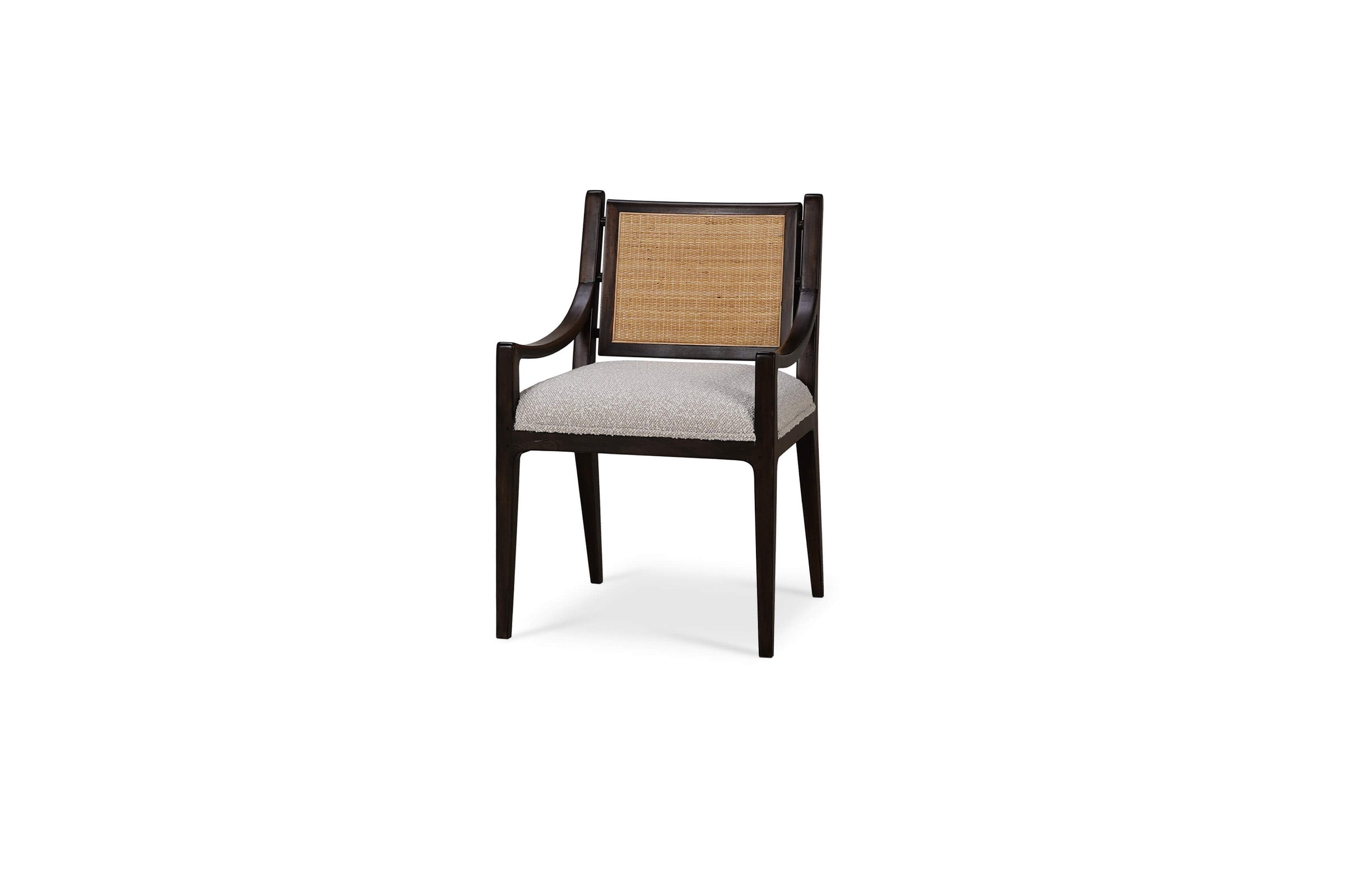 Milano Dining Chair w/ Rattan Back