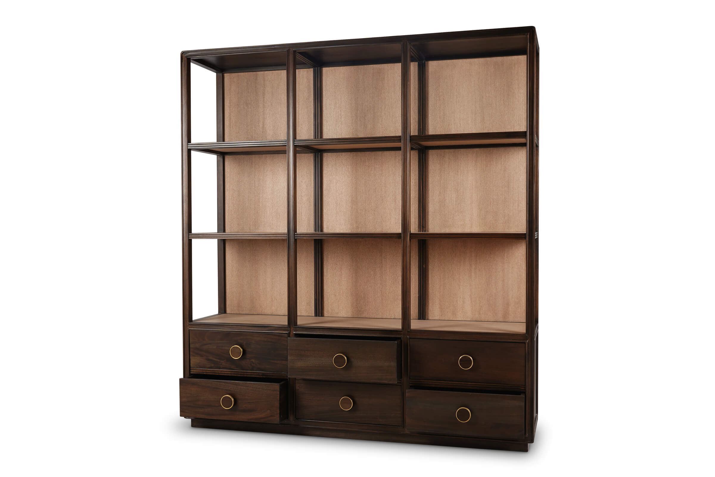 Cohan Open Cabinet w/ 6 Drawers