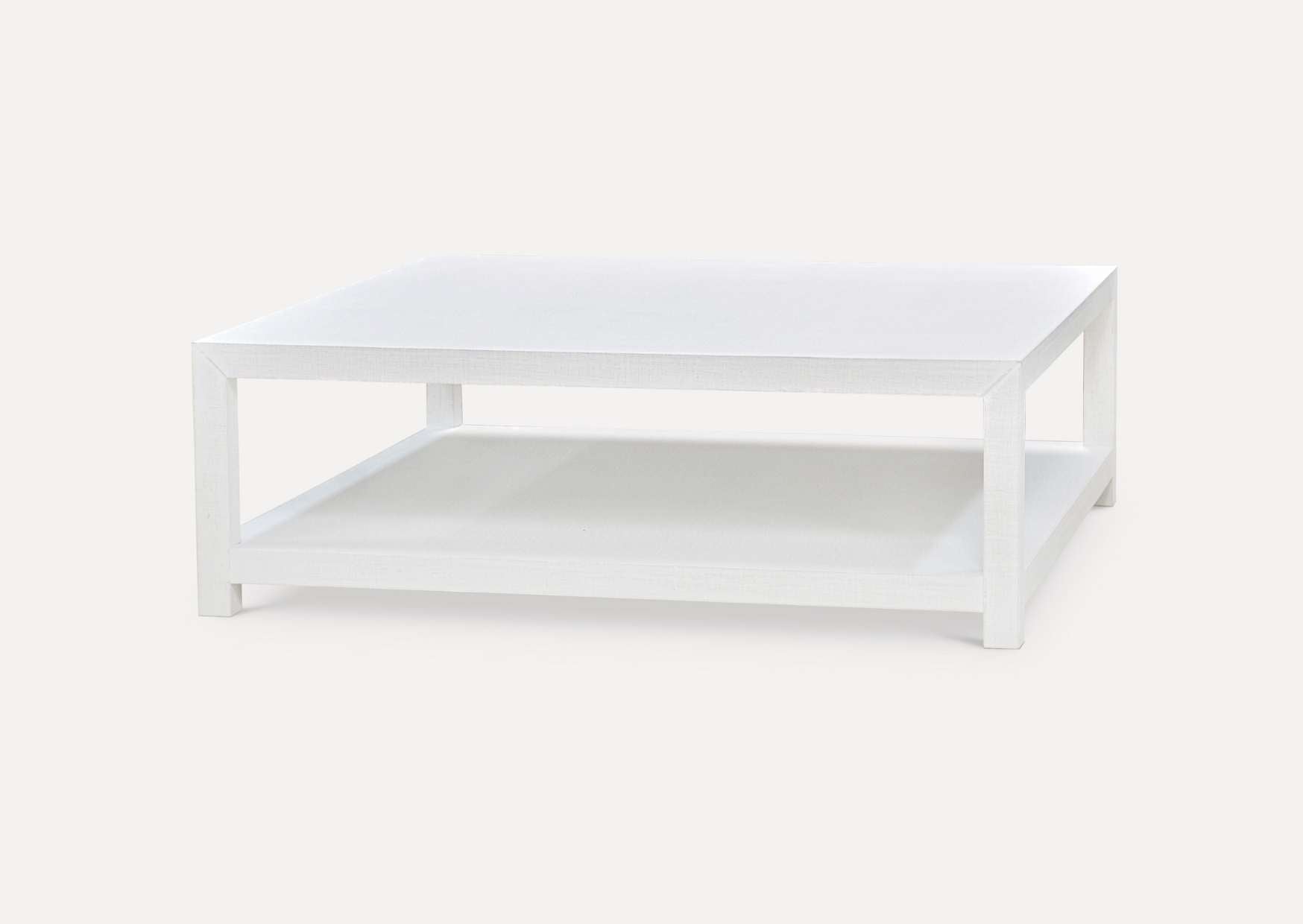 Milan Square Linen Wrapped Coffee Table