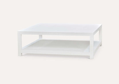 Milan Square Linen Wrapped Coffee Table