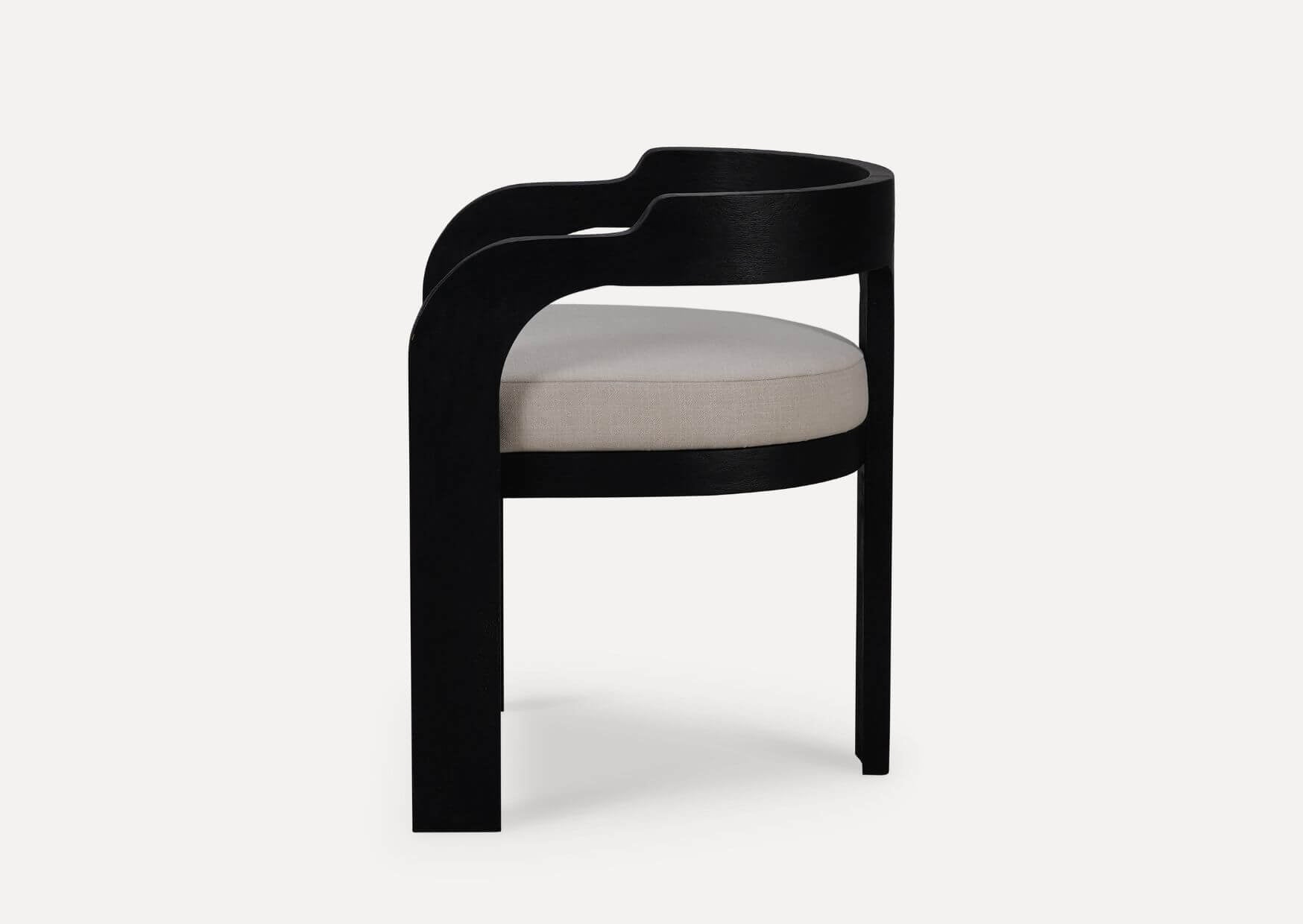 Momo Dining Chair w/ Wooden Back