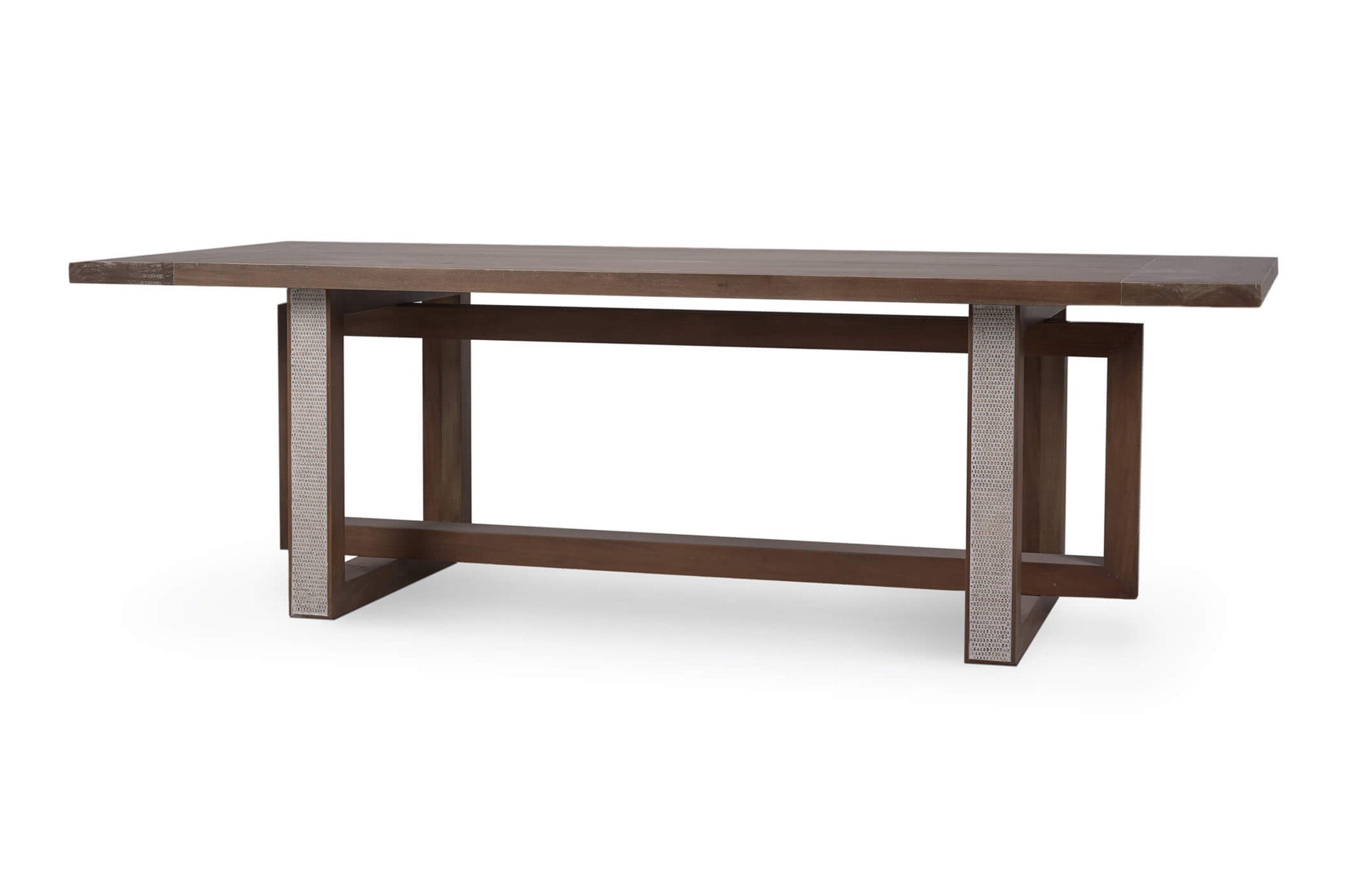 Tate Dining Table, Rattan