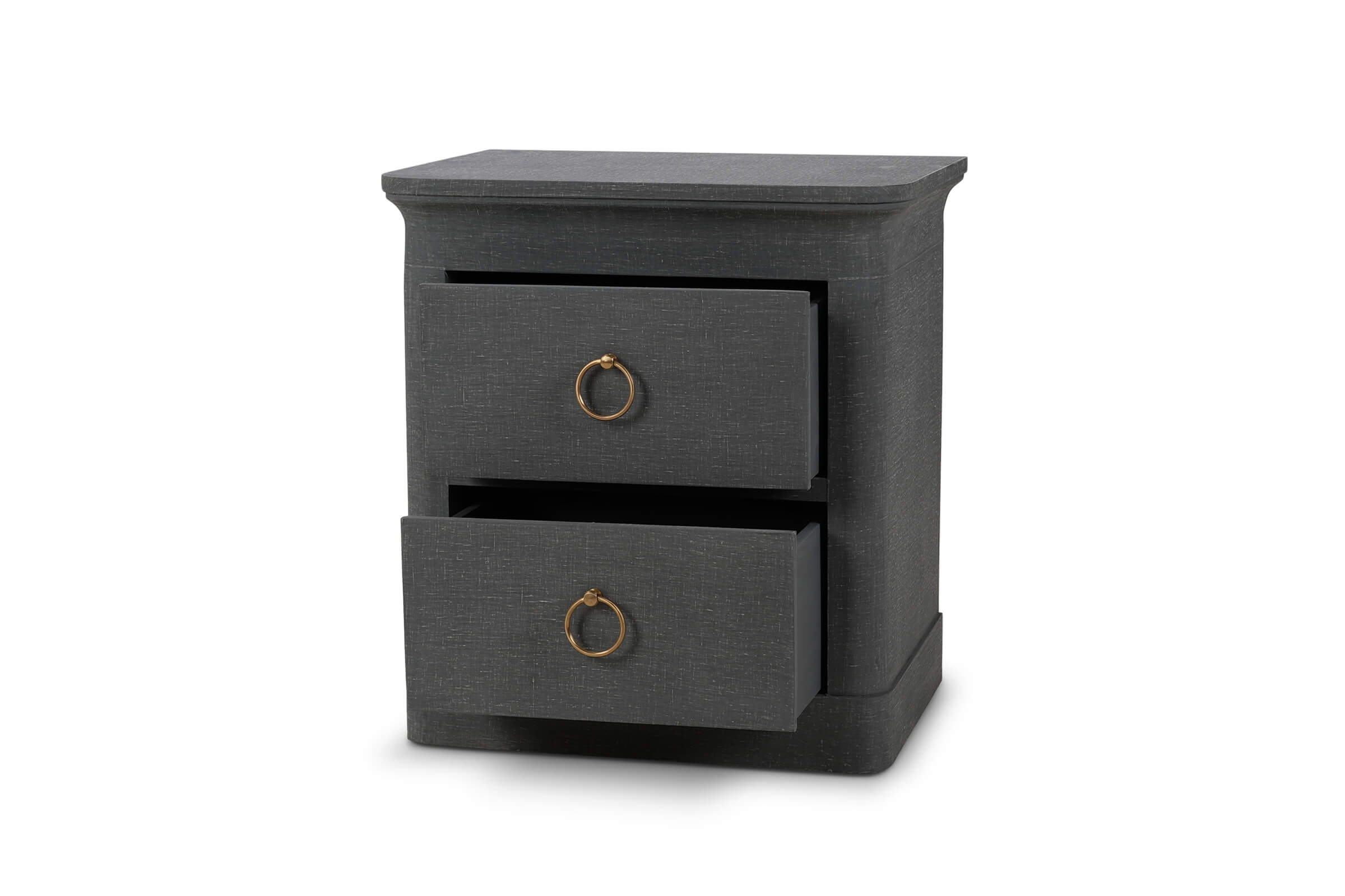 Claremont Linen Wrapped Bedside Cabinet