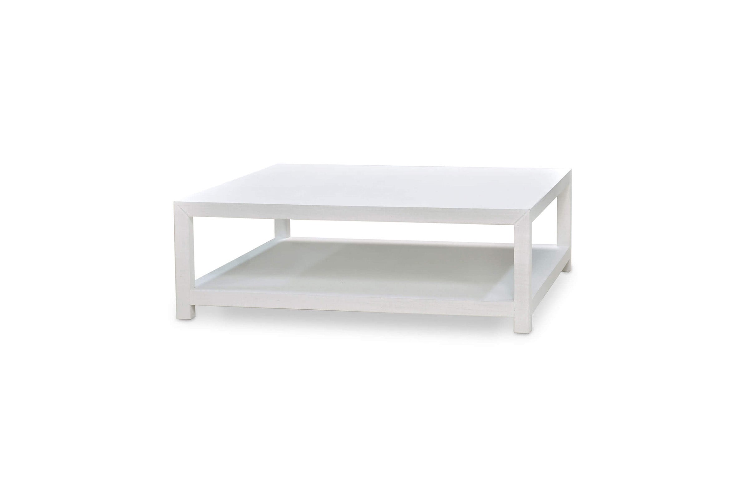 Milan Square Linen Wrapped Coffee Table