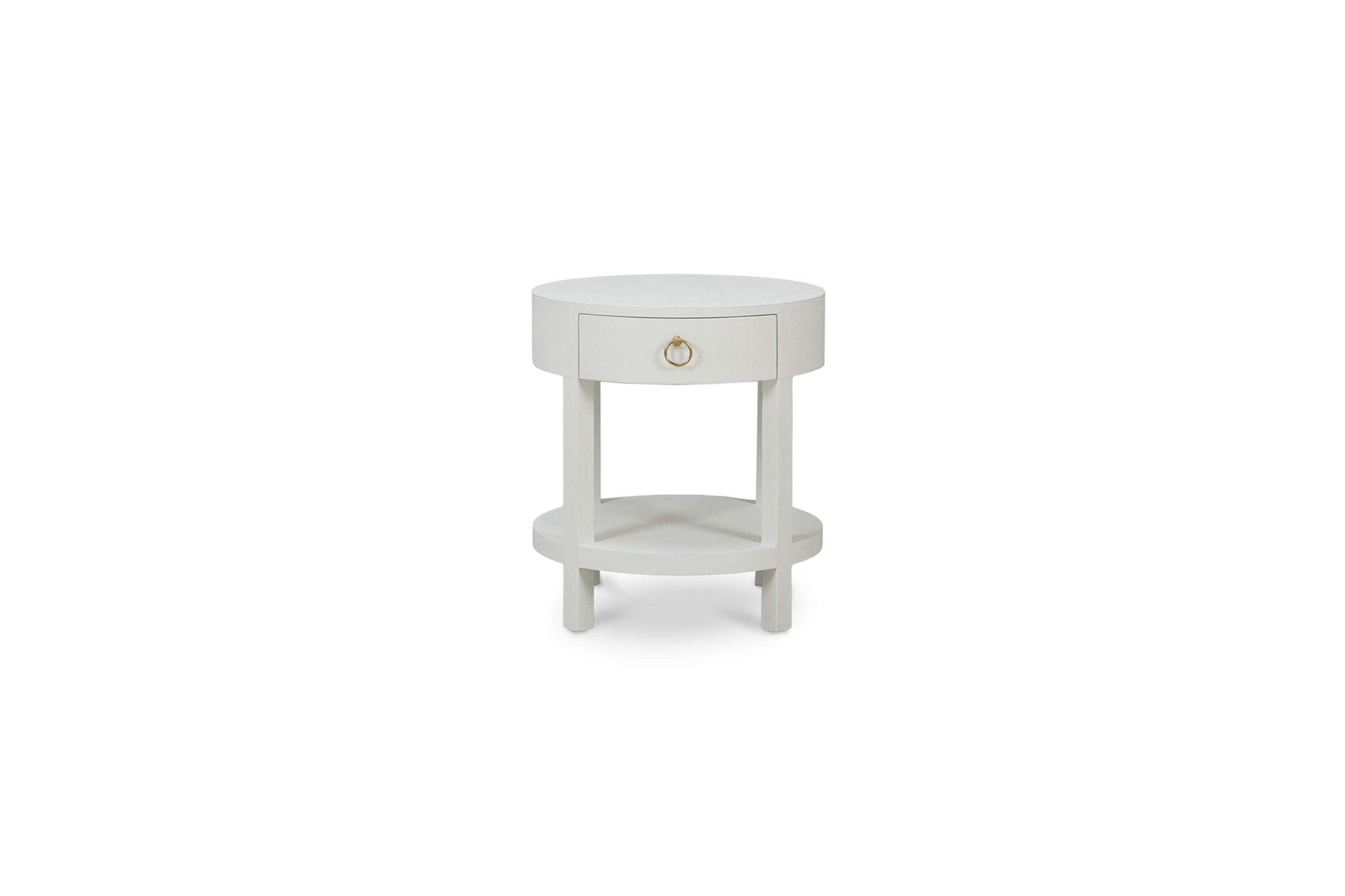 Milan Linen Wrapped Side Table