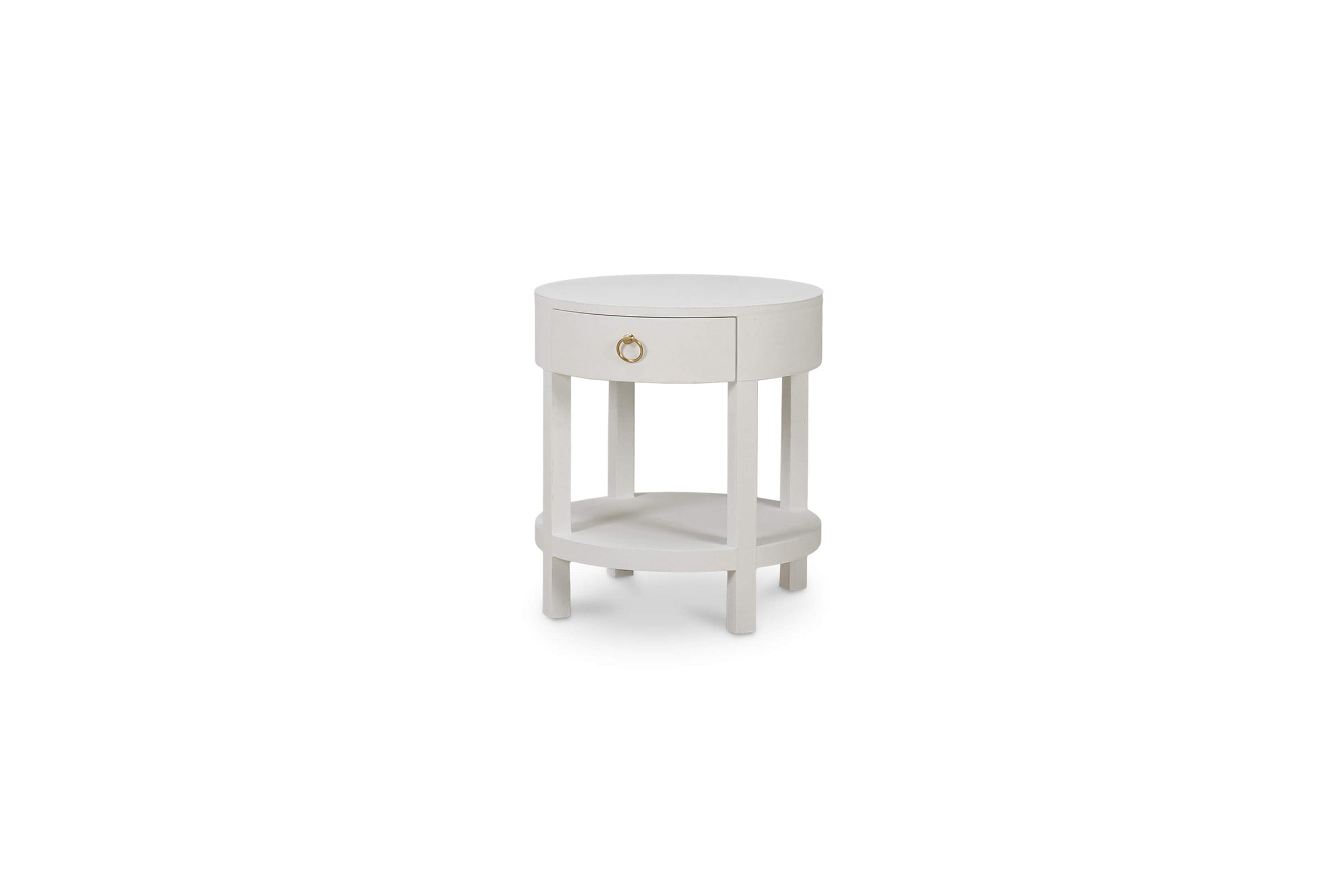Milan Linen Wrapped Side Table