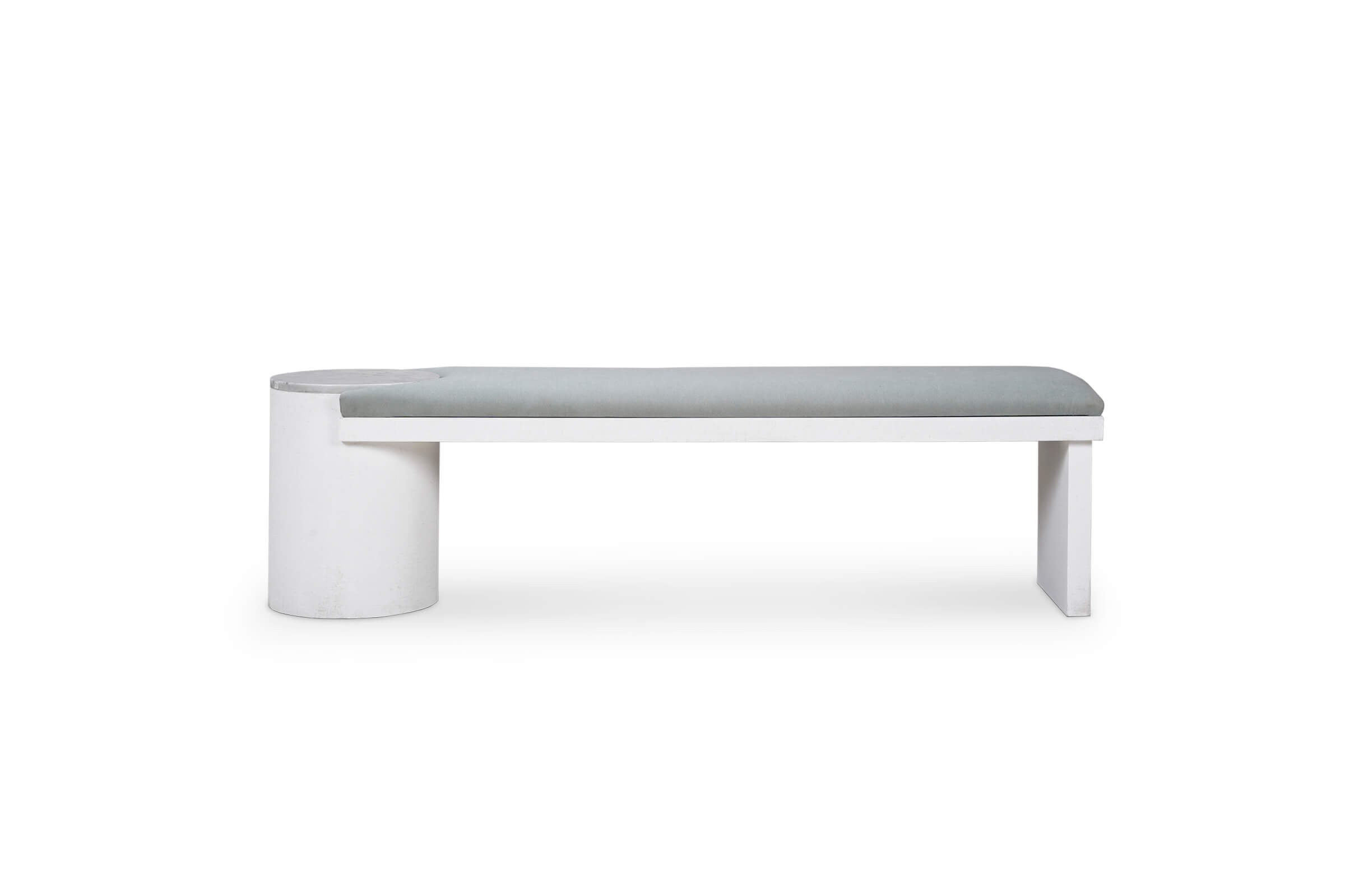 Milan Linen Wrapped Bench