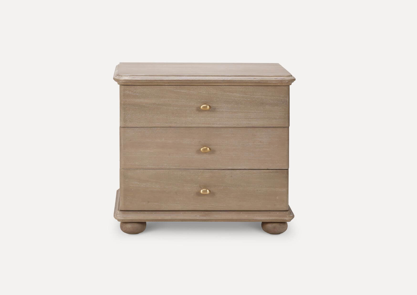 Luna 3 Drawer Bedside Table