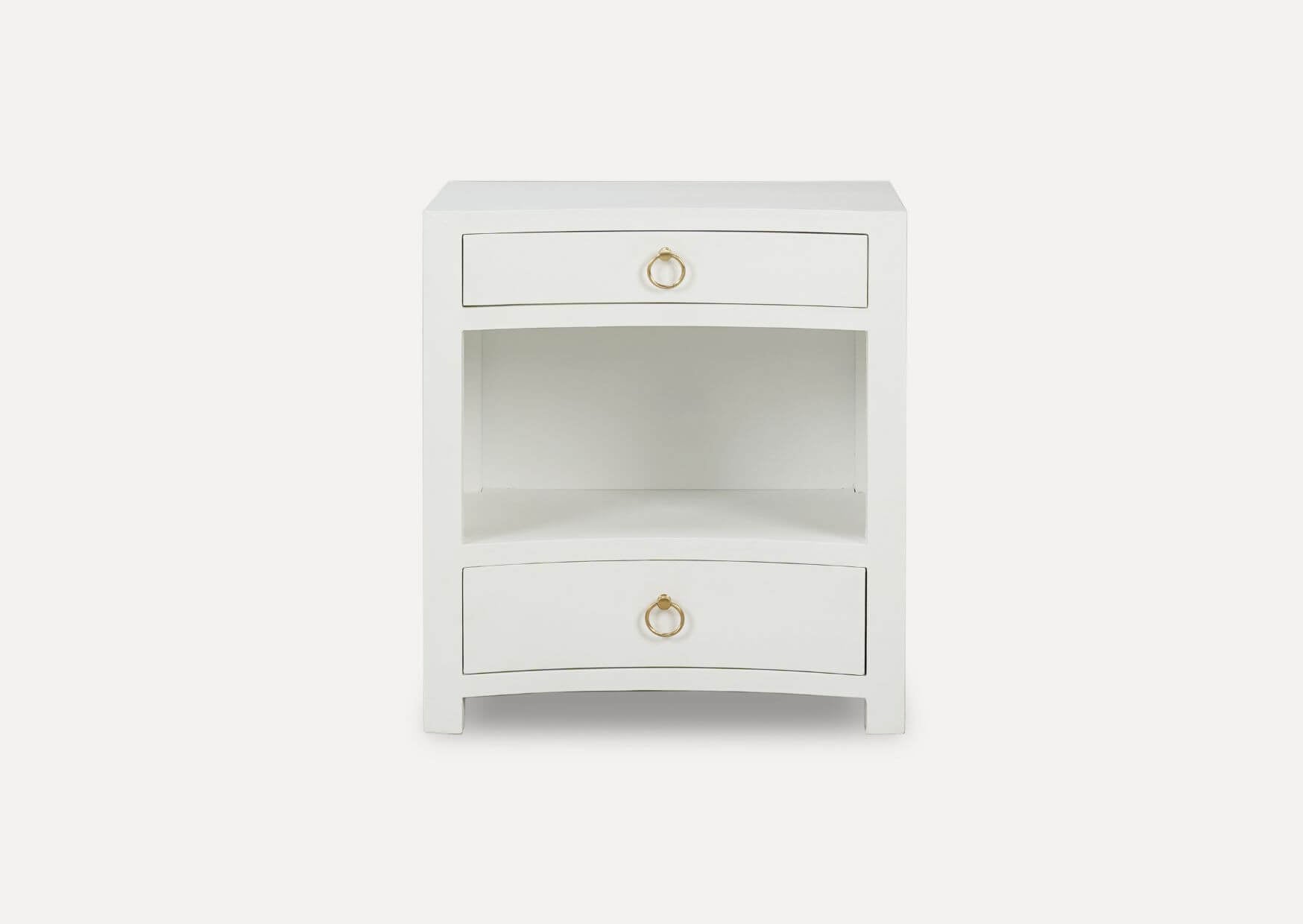 Mornington Open Shelf Linen Wrapped Bedside