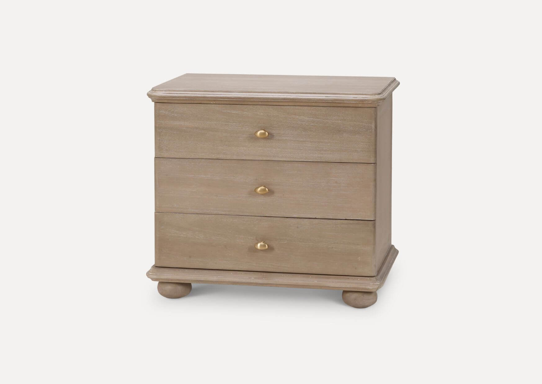 Luna 3 Drawer Bedside Table