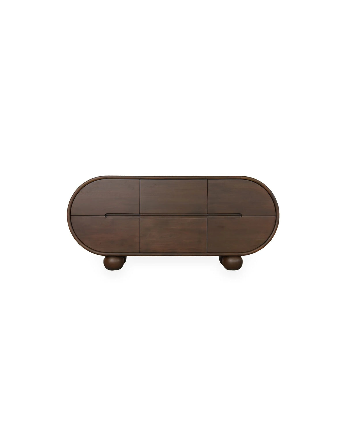 Boba Console, Walnut, front