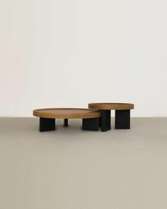 Calypso Nesting Table in Amber Fawn