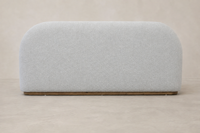 Curva Bed Super King, Bouclé Sand