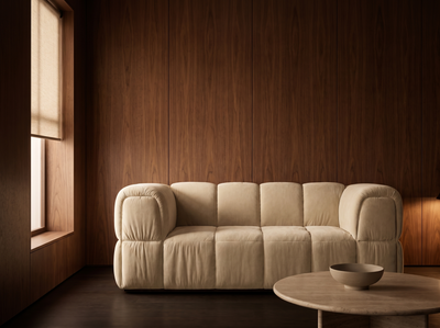 Turin against walnut panelling